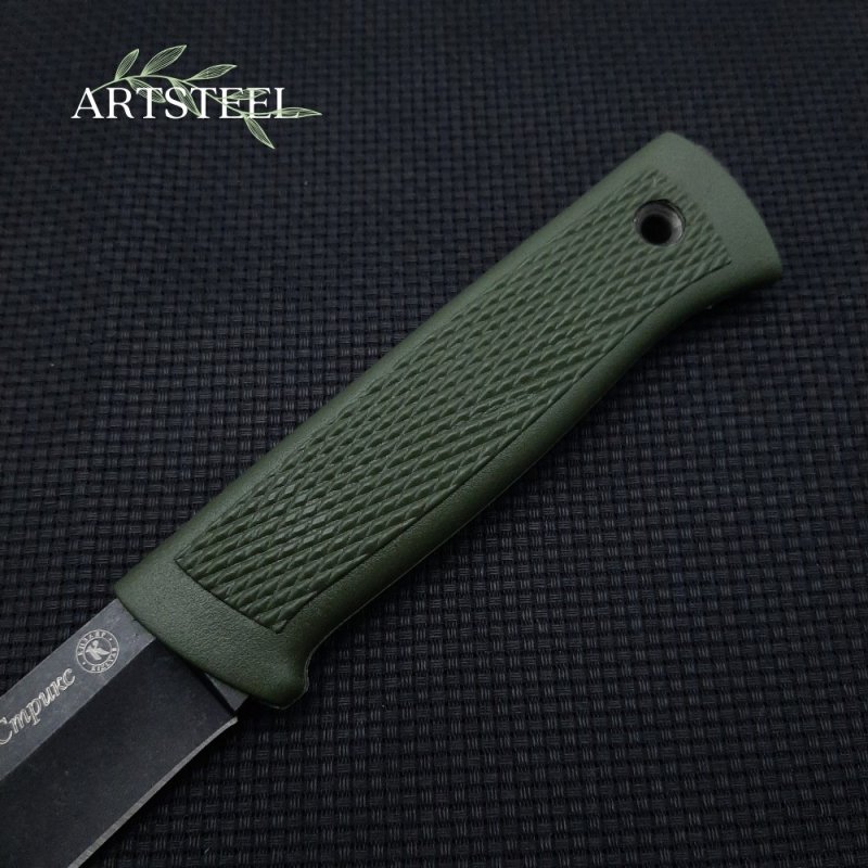 Туристический нож Стрикс, сталь AUS8, рукоять эластрон в интернет-магазине art-steel.ru, фото