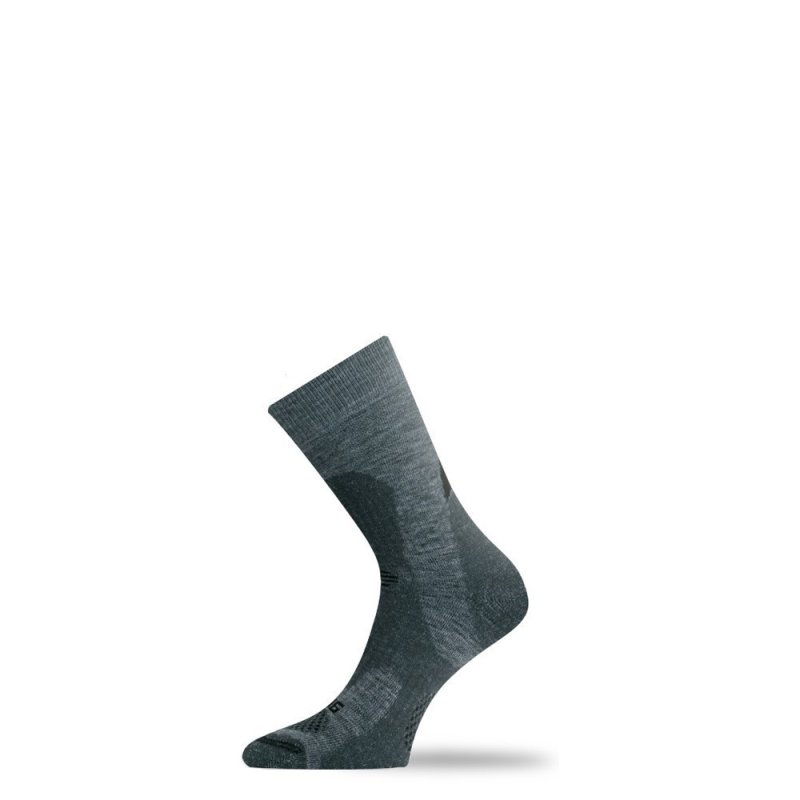 Носки Lasting TRP 889, wool+polyamide, серый с темными вставками, размер S (TRP889-S) в интернет-магазине art-steel.ru, фото