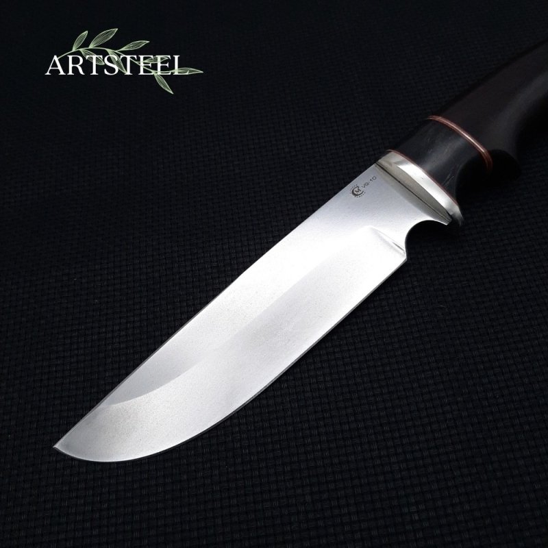 Нож Лорд из стали VG-10, рукоять карельская береза, черное дерево в интернет-магазине art-steel.ru, фото