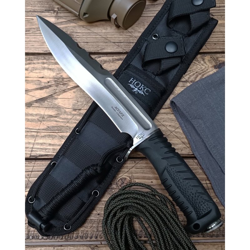 Тактический нож Асгард, сталь AUS8, рукоять кратон в интернет-магазине art-steel.ru, фото