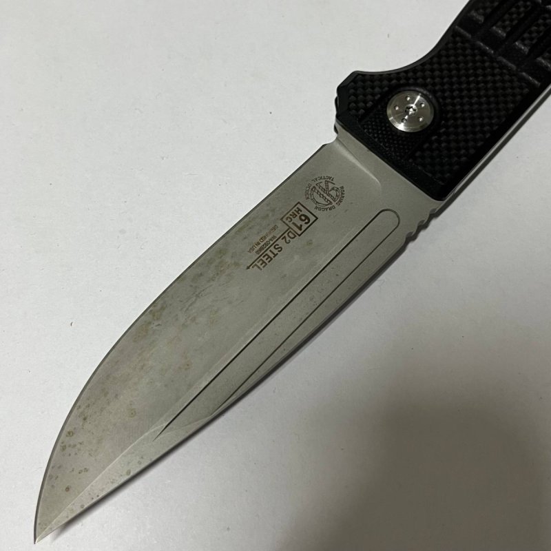 Складной нож Stone's, сталь D2, рукоять G10, титан в интернет-магазине art-steel.ru, фото