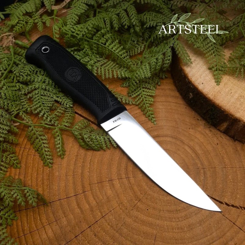 Нож Засапожный-Т из стали 95Х18, рукоять резина в интернет-магазине art-steel.ru, фото