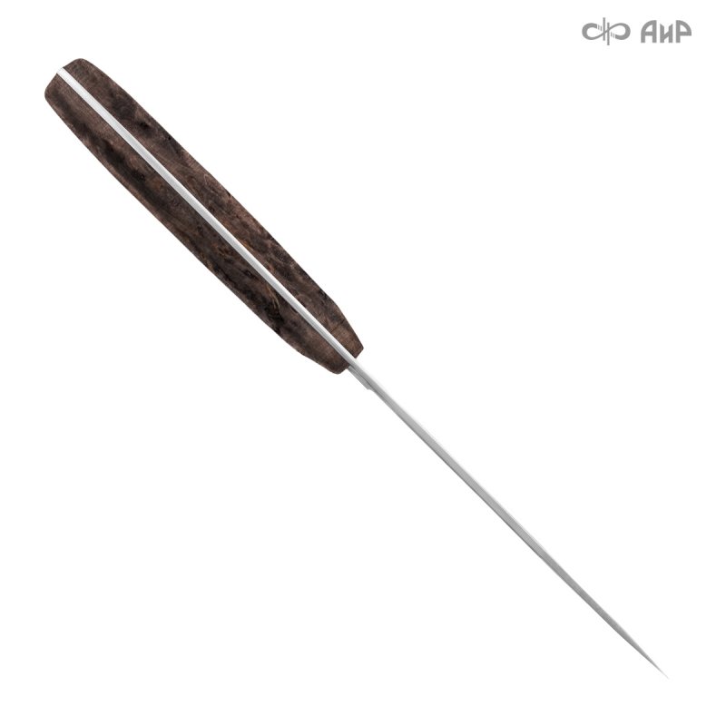 Универсальный нож Бекас ЦМ, сталь AUS-8, рукоять стабилизированная карельская береза в интернет-магазине art-steel.ru, фото