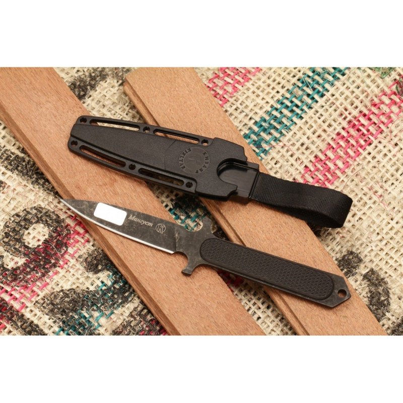 Охотничий нож Мангуст, сталь AUS8, рукоять металл, пластик в интернет-магазине art-steel.ru, фото