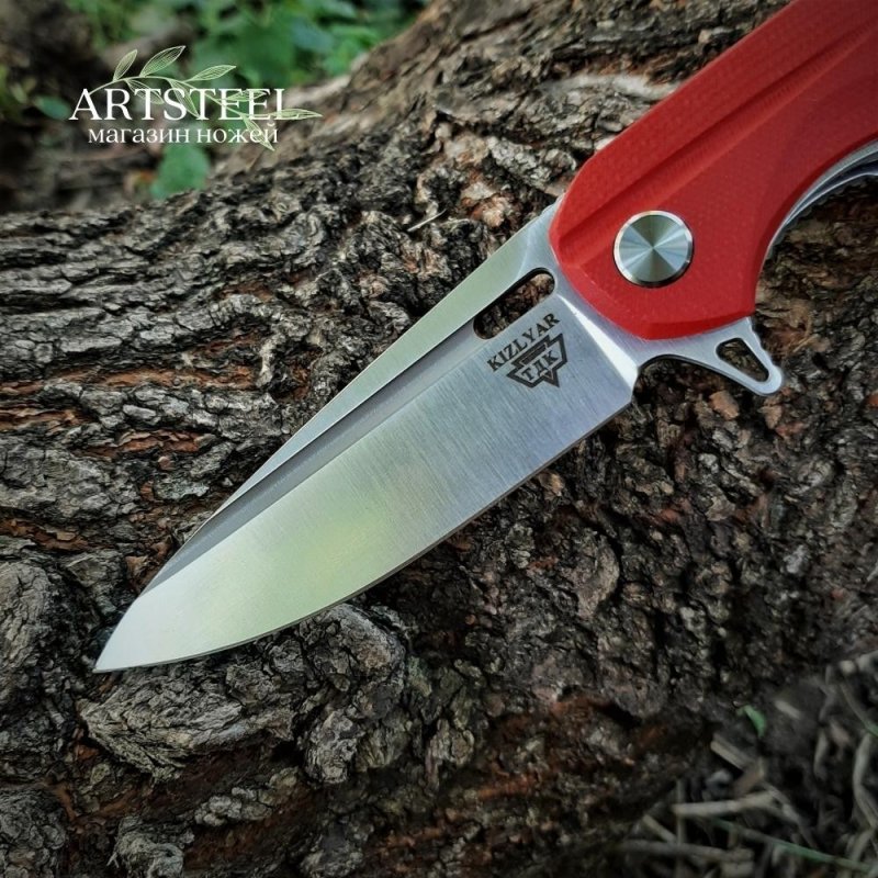 Складной нож LLKB336 Red А-01, сталь D2, рукоять G10 в интернет-магазине art-steel.ru, фото