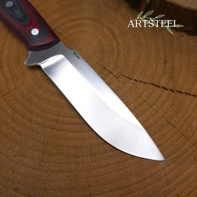 Нож Сибирь-3 из стали 95Х18, рукоять микарта в интернет-магазине art-steel.ru, фото