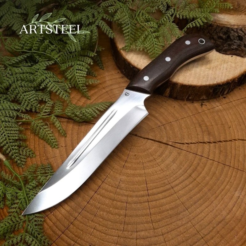 Нож Гарпун-1 из стали 65Х13, рукоять дерево в интернет-магазине art-steel.ru, фото