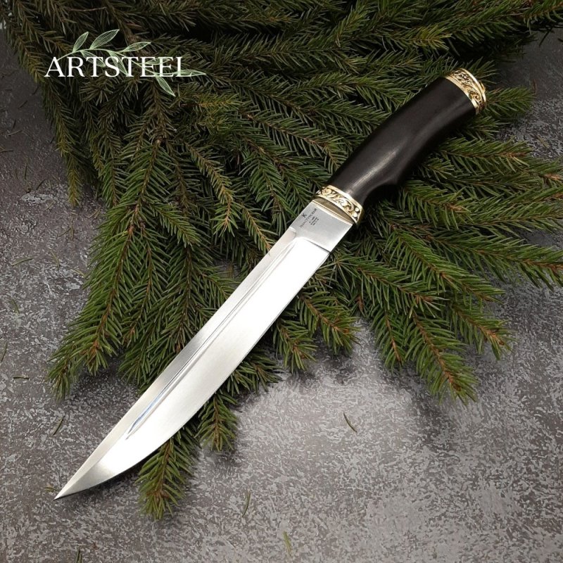 Нож Пластунский упр из стали Х12МФ, рукоять Граб в интернет-магазине art-steel.ru, фото