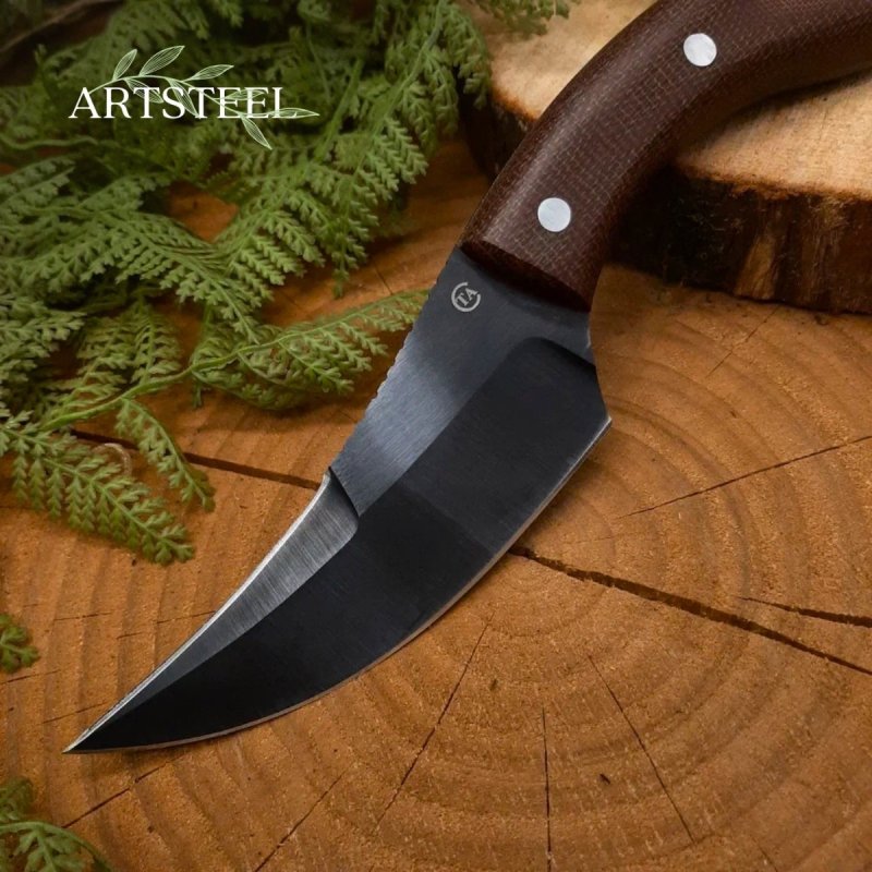 Нож Клык-1 из стали 65Г, рукоять текстолит в интернет-магазине art-steel.ru, фото