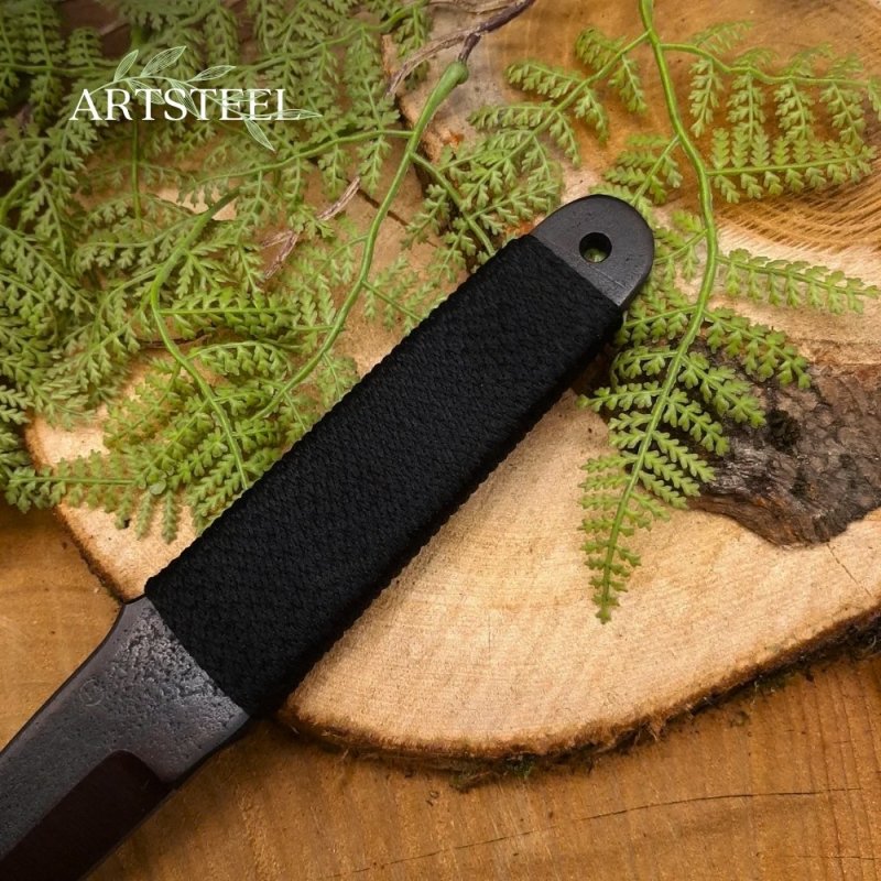 Нож Миг-1 из стали 30ХГСА, рукоять сталь, нейлон в интернет-магазине art-steel.ru, фото