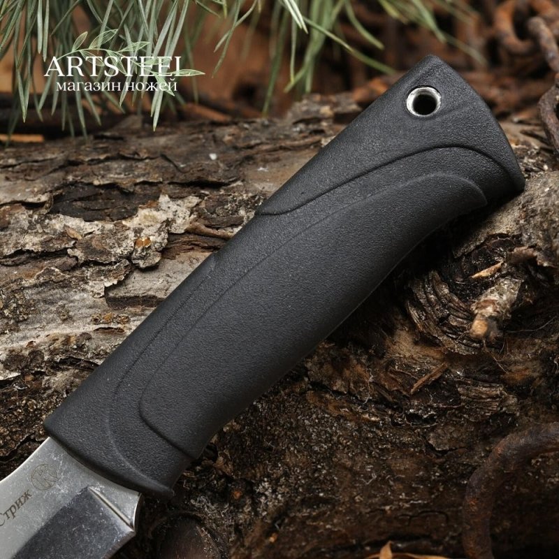 Охотничий нож Стриж, сталь AUS8, рукоять эластрон в интернет-магазине art-steel.ru, фото