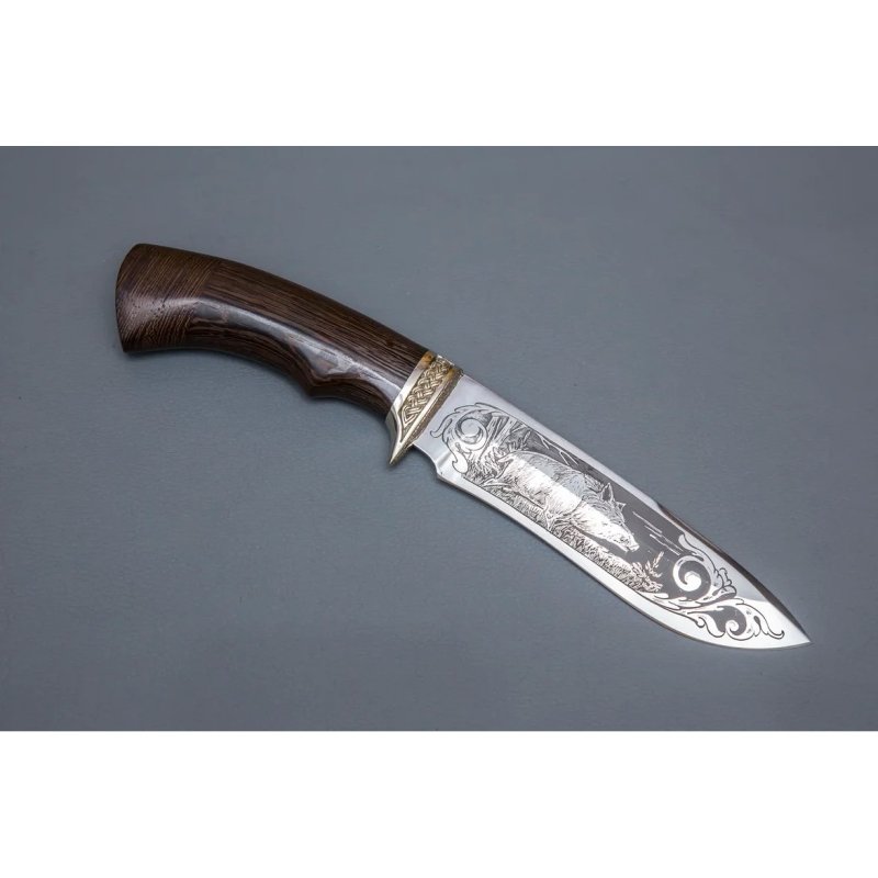 Нож Скиф из стали 95х18, рукоять венге, литьё мельхиор в интернет-магазине art-steel.ru, фото