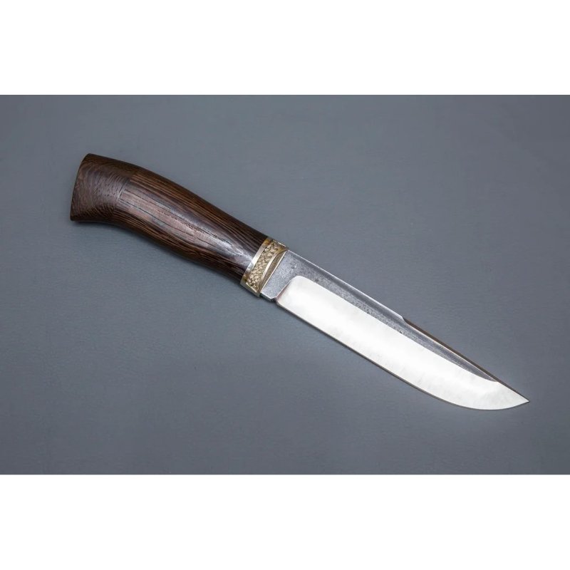 Нож Путник из стали 95х18, рукоять венге, литьё мельхиор в интернет-магазине art-steel.ru, фото