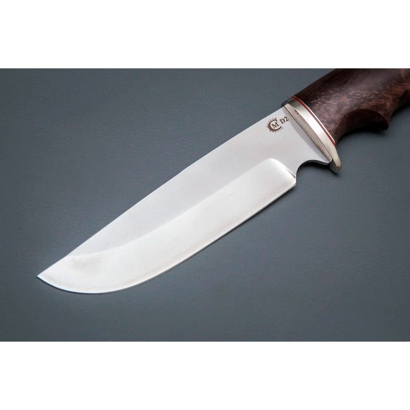 Нож Лорд из стали D2, рукоять ореховый кап в интернет-магазине art-steel.ru, фото