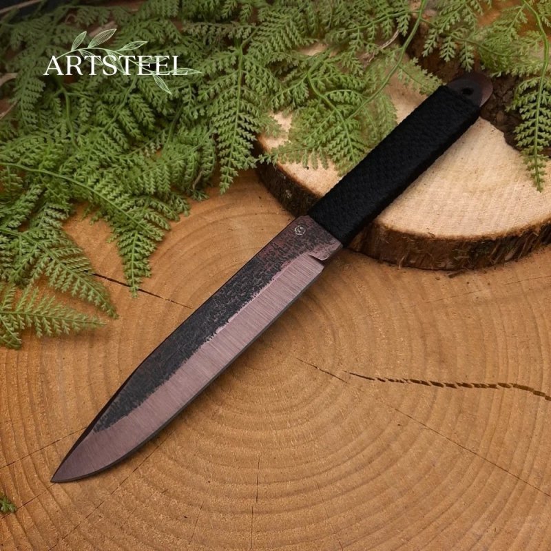 Нож Казак-1 из стали 30ХГСА, рукоять сталь, нейлон в интернет-магазине art-steel.ru, фото