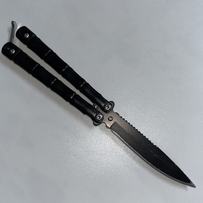 Нож бабочка Даос, сталь 420, рукоять металл в интернет-магазине art-steel.ru, фото