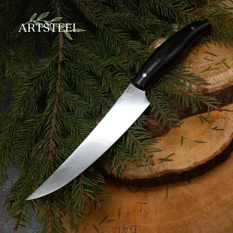 Нож Филейный малый из стали N690, рукоять G10 в интернет-магазине art-steel.ru, фото