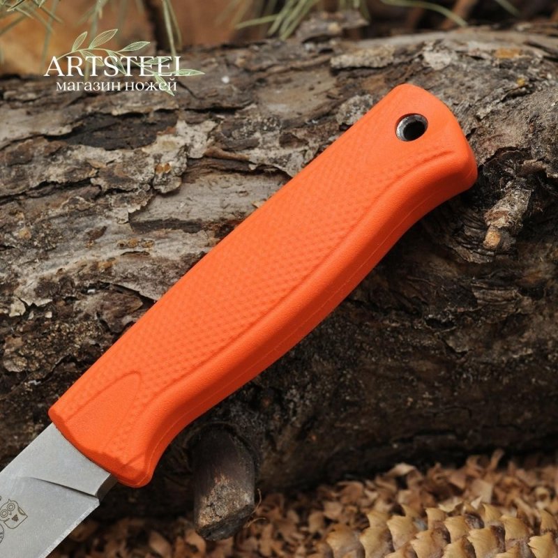 Туристический нож Otus (Отус), сталь AUS8, рукоять эластрон в интернет-магазине art-steel.ru, фото