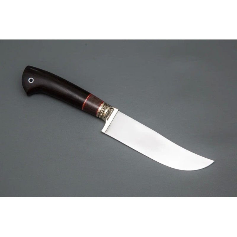 Нож Узбекский малый из стали VG-10, рукоять карельская береза, черное дерево в интернет-магазине art-steel.ru, фото