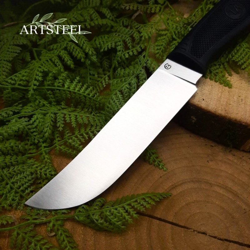 Нож Узбек из стали 95Х18, рукоять резина в интернет-магазине art-steel.ru, фото