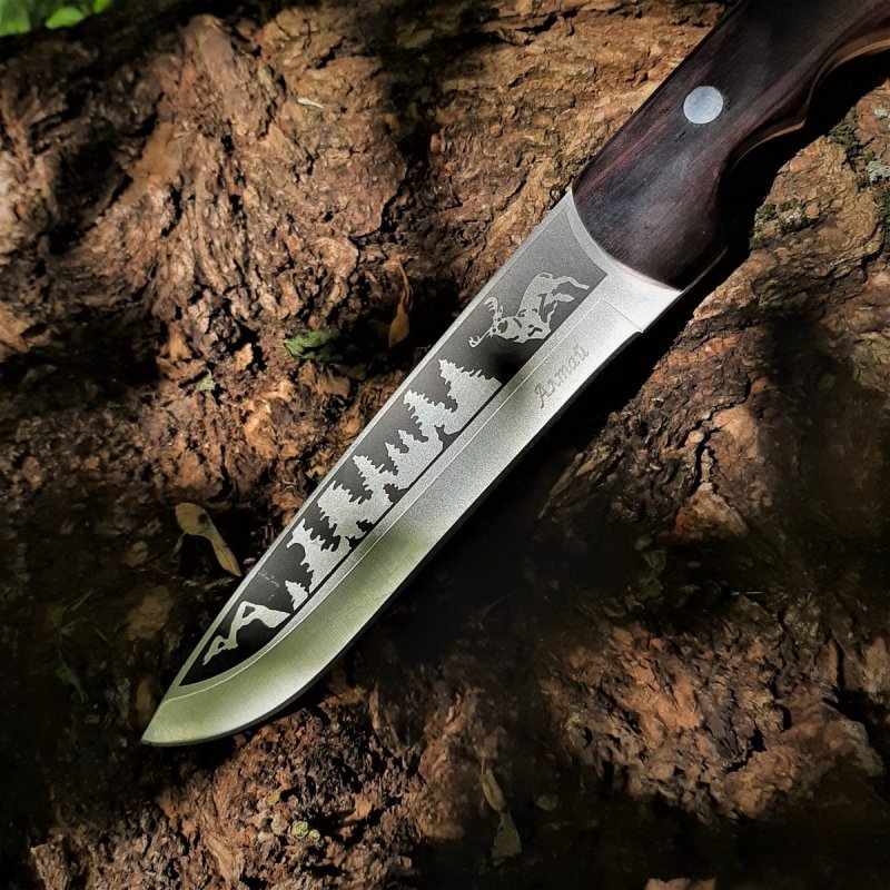 Охотничий нож Алтай, сталь 65Х13, рукоять дерево в интернет-магазине art-steel.ru, фото