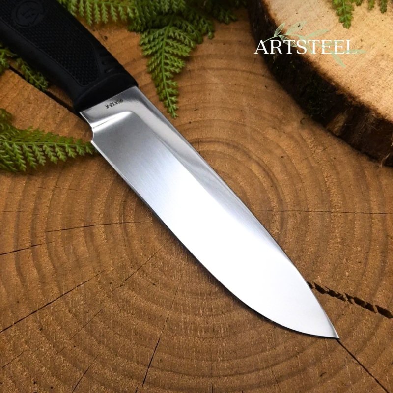 Нож Кубанец из стали 95Х18, рукоять резина в интернет-магазине art-steel.ru, фото