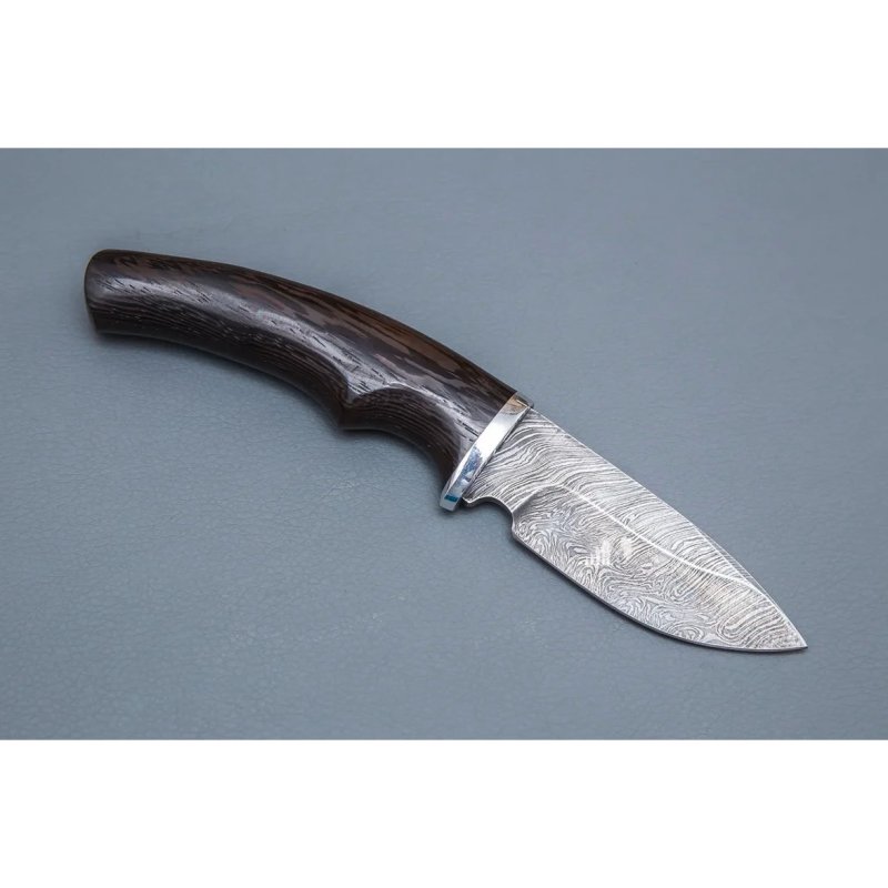 Нож Крот из дамасской стали, рукоять венге, литье дюраль в интернет-магазине art-steel.ru, фото