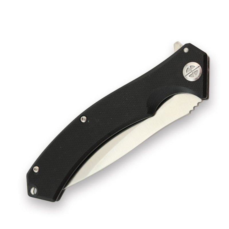 Складной нож Авалон сталь D2, рукоять нержавеющая сталь в интернет-магазине art-steel.ru, фото