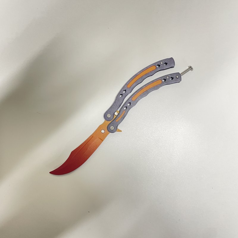 Нож бабочка тренировочный CS GO Balisong в интернет-магазине art-steel.ru, фото