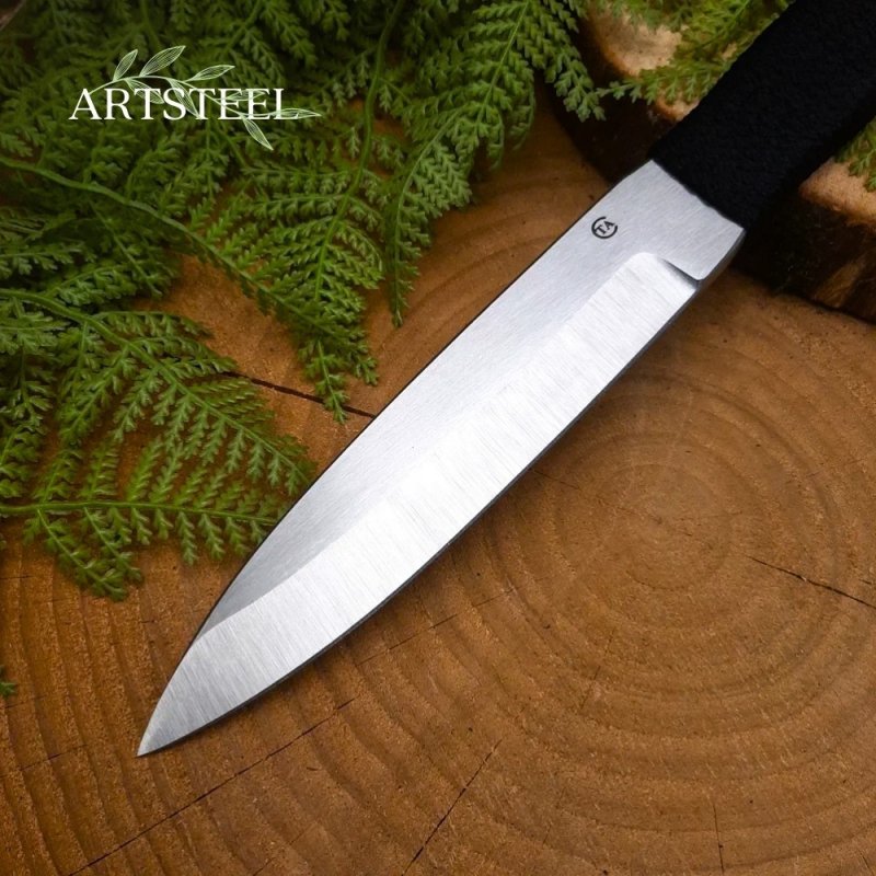 Нож Горец-3 из стали 65Х13, рукоять сталь, нейлон в интернет-магазине art-steel.ru, фото