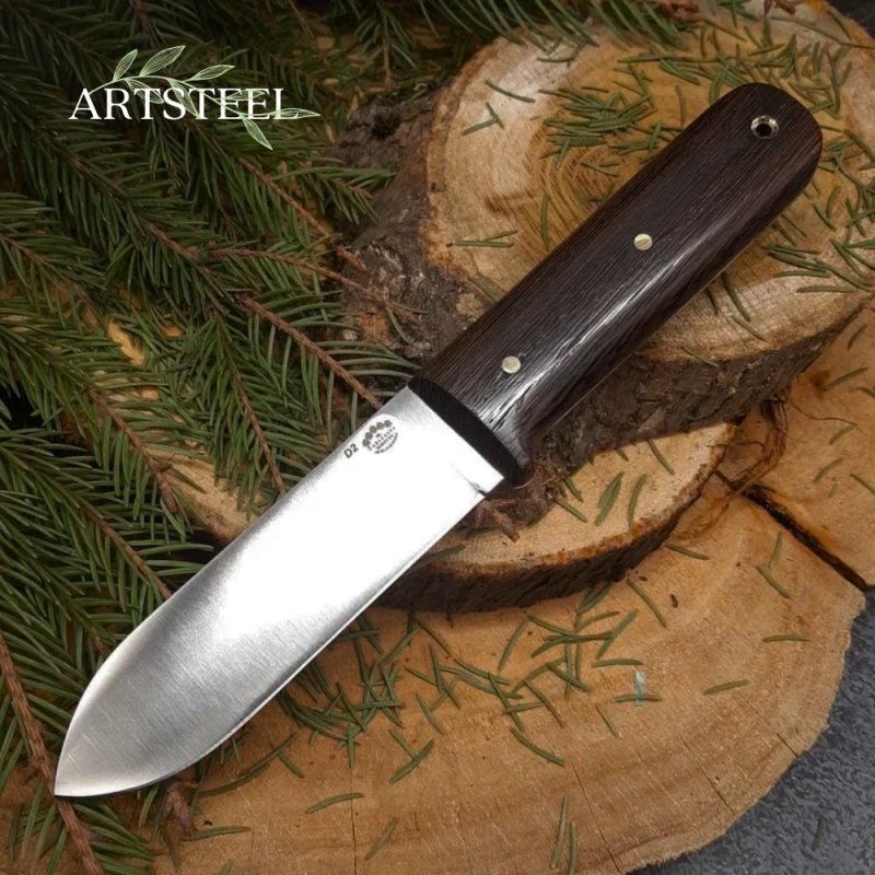 Нож Кефарт из стали D2, рукоять венге в интернет-магазине art-steel.ru, фото