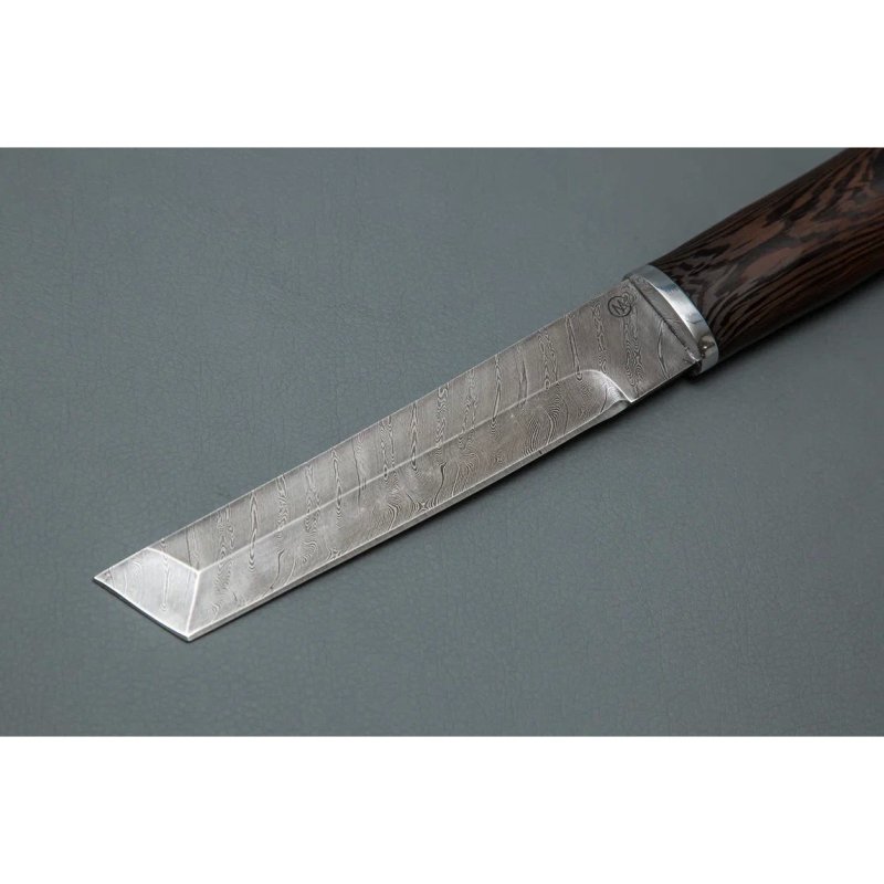 Нож Танто 2 из дамасской стали, рукоять венге, литье дюраль в интернет-магазине art-steel.ru, фото