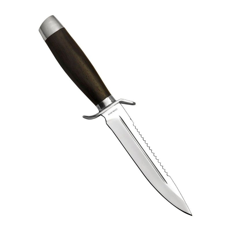 Туристический нож Десант, сталь 95Х18, рукоять венге, мельхиор в интернет-магазине art-steel.ru, фото