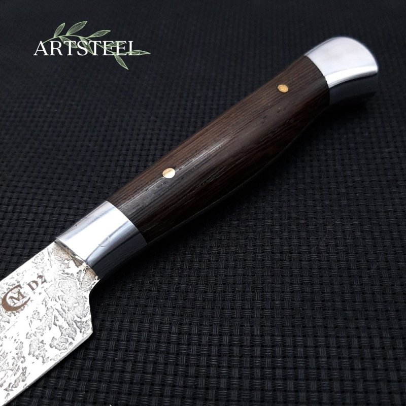 Кухонный нож Шеф-повар №8 из стали D2, рукоять венге в интернет-магазине art-steel.ru, фото