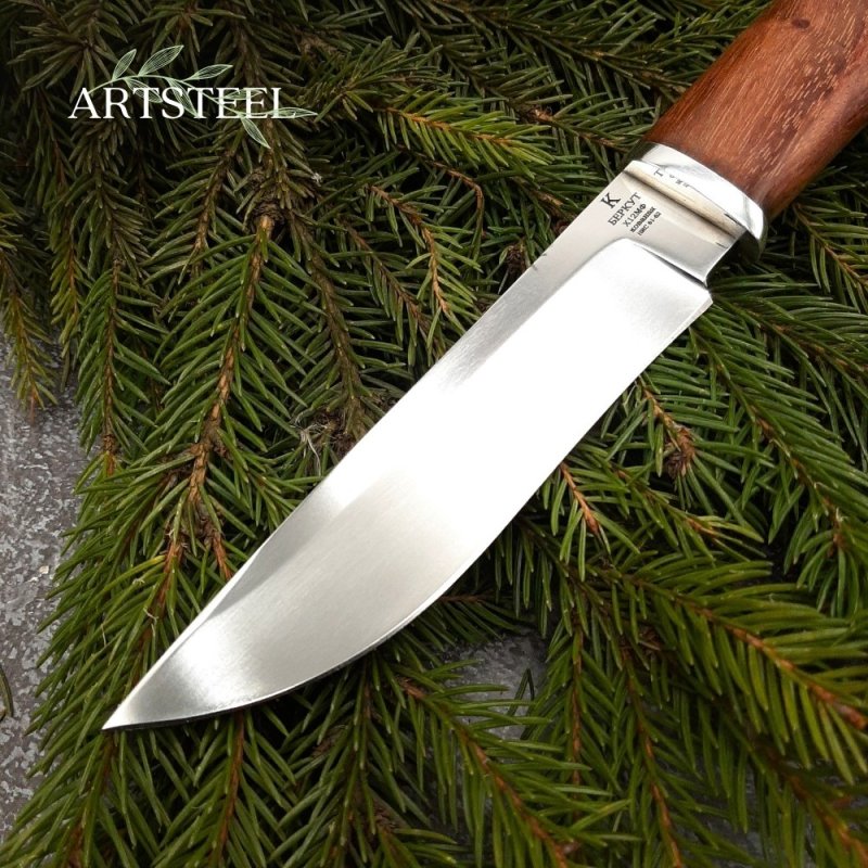 Нож Беркут из стали Х12МФ, рукоять Бубинга в интернет-магазине art-steel.ru, фото