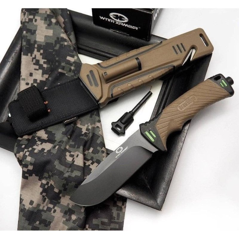 Туристический нож WithArmour Nightingale, сталь 440C, рукоять термопластик в интернет-магазине art-steel.ru, фото