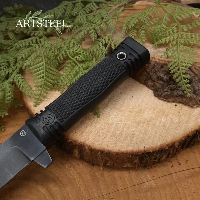 Нож Старлей из стали 65Г, рукоять резина в интернет-магазине art-steel.ru, фото