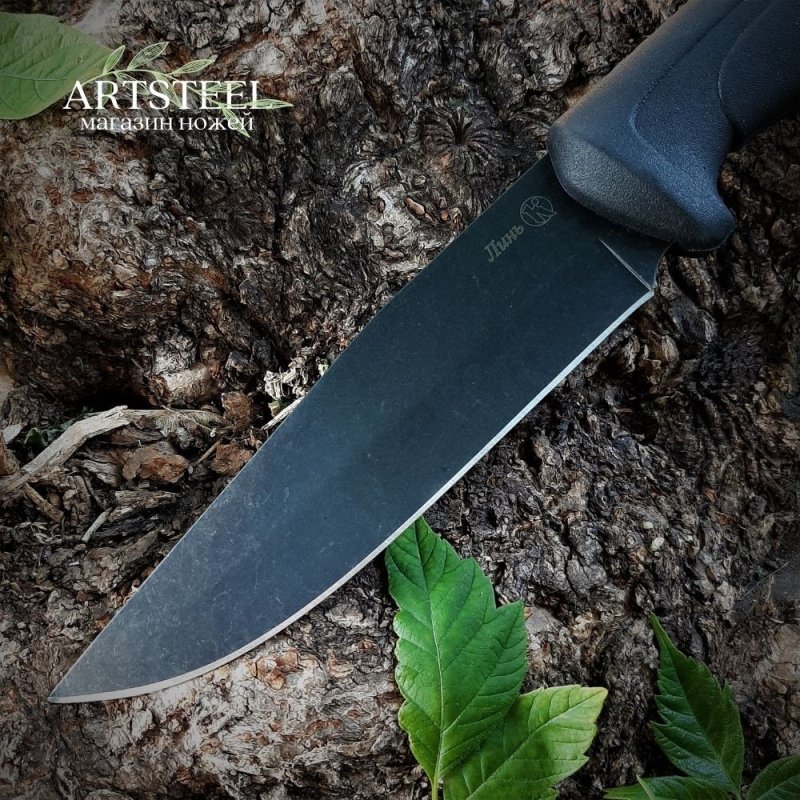 Туристический нож Линь, сталь AUS8, рукоять эластрон в интернет-магазине art-steel.ru, фото