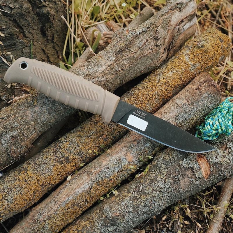 Туристический нож Финский, сталь AUS8, рукоять эластрон в интернет-магазине art-steel.ru, фото