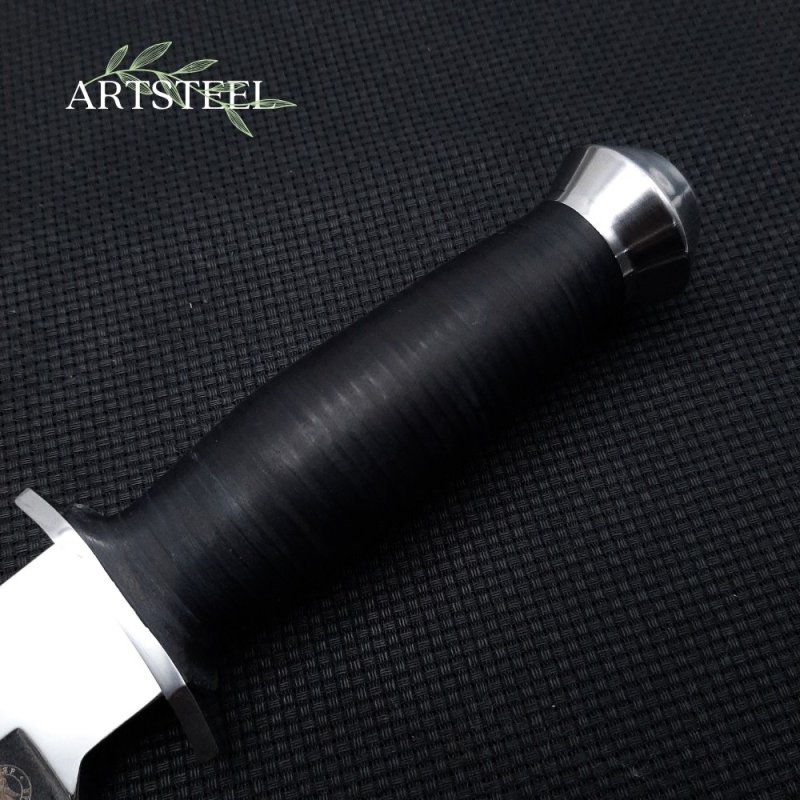 Нож Легионер из стали 95х18, рукоять наборная кожа в интернет-магазине art-steel.ru, фото