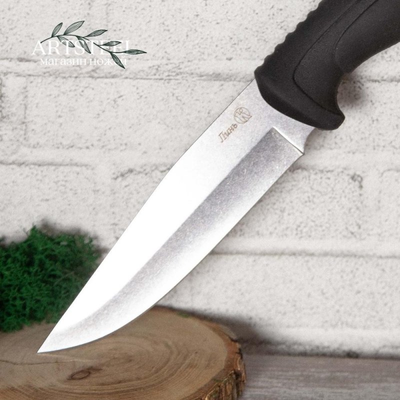 Туристический нож Линь, сталь AUS8, рукоять эластрон в интернет-магазине art-steel.ru, фото