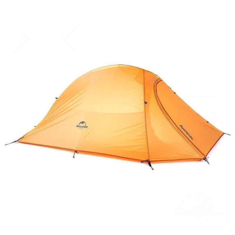 Палатка Naturehike Cloud UP II 210T NH17T001-T двухместная с ковриком, оранжевая в интернет-магазине art-steel.ru, фото