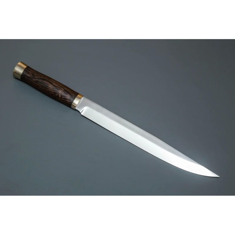 Нож Фараон из стали Х12МФ, рукоять венге, литьё мельхиор в интернет-магазине art-steel.ru, фото