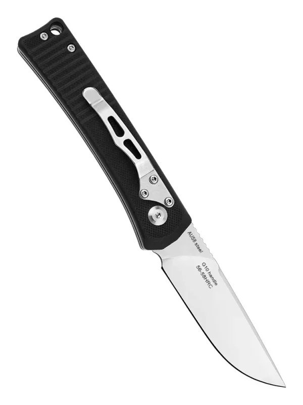 Универсальный складной автоматический нож VN Pro, сталь AUS8, рукоять G10 в интернет-магазине art-steel.ru, фото