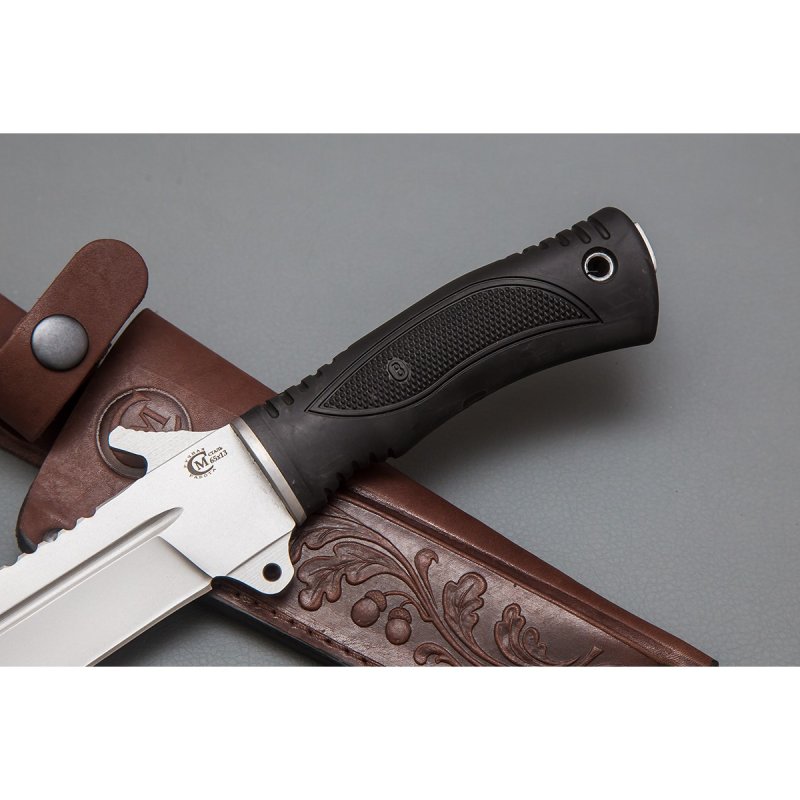 Нож Тайфун из стали 65Х13, рукоять эластрон в интернет-магазине art-steel.ru, фото