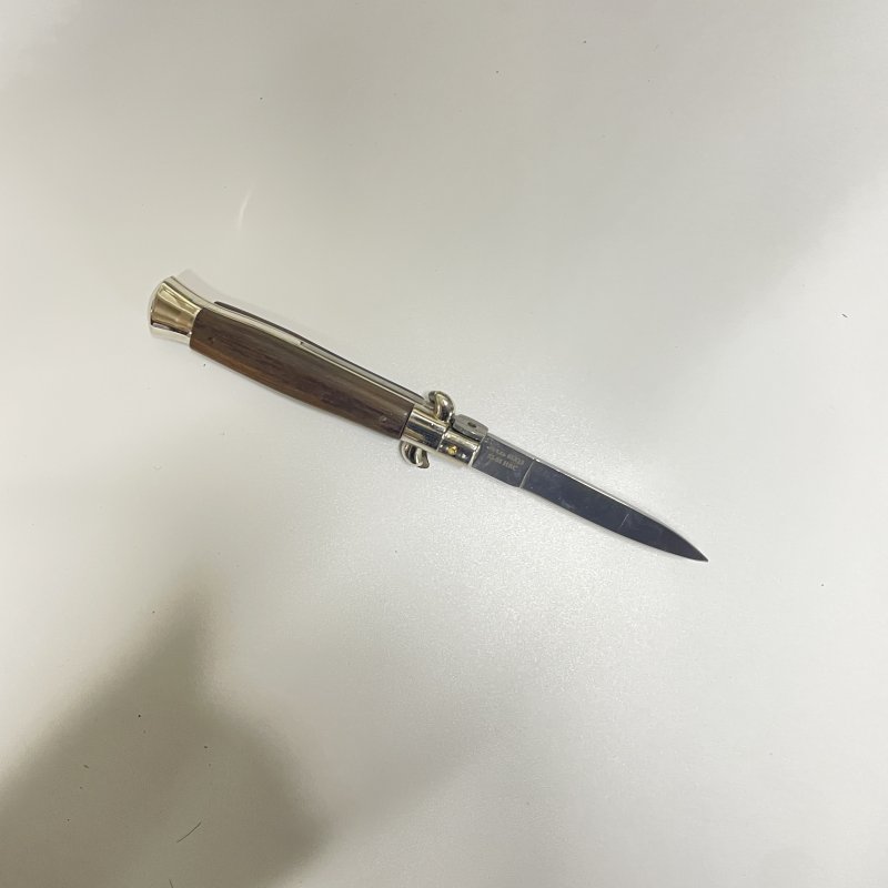 Автоматический складной нож Advisor, сталь 65Х13, рукоять дерево, сталь в интернет-магазине art-steel.ru, фото