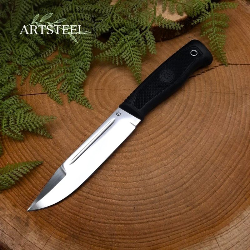 Нож Русич из стали D2, рукоять резина в интернет-магазине art-steel.ru, фото