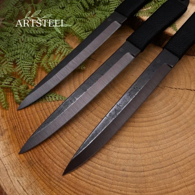 Нож Стрела из стали 30ХГСА, рукоять сталь, нейлон в интернет-магазине art-steel.ru, фото