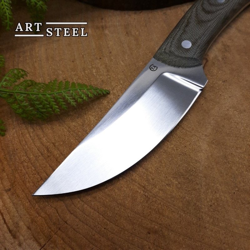 Нож Юг-3 из стали 95Х18, рукоять микарта в интернет-магазине art-steel.ru, фото