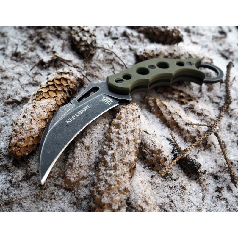 Керамбит Нокс, сталь AUS8, рукоять G10 в интернет-магазине art-steel.ru, фото